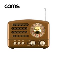 (Coms) (블루투스스피커) 엔틱 라디오 (BT116)