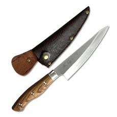 MS리빙코리아 성복 오크레져칼세트(중) 27.5cm 2.0T 캠핑도구 레저칼 낚시용칼세트(회칼+칼집), 1개, 상세페이지 참조