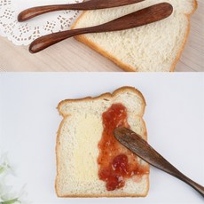 우빅 옻칠 우드 버터 잼 나이프 2P 버터나이프 잼나이프 버터나이프잼나이프