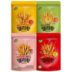 바다소리 올리브영과자 델리황 x 4봉 오리지널맛/버터맛/매운맛/명란맛, 버터맛 4봉, 20g