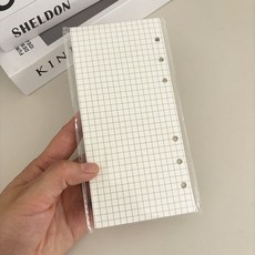 미소데이샵 A6 하프 바인더 내지 속지 100p 다꾸, 1개, 100매