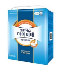 크리넥스 마이비데 NEW화장실용 물티슈리필42매6팩, 42매, 6개
