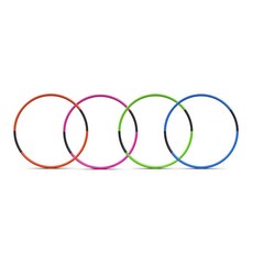 조립식 훌라후프 100cm 뱃살 운동 몸매관리, 1개, 400g
