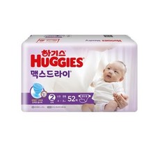 하기스 NEW 맥스드라이 밴드형 기저귀 남녀공용, 2단계, 156매