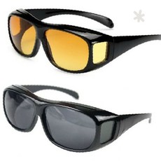 운전용 편광 덧씌우기 보안경 자외선 차단 눈부심 방지 안경 겸용 착용 선글라스