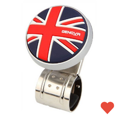 유니온잭 제노바 파워핸들 차량 튜닝 핸들손잡이, 상세페이지 참조