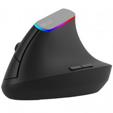 【DeLUX】M618C 垂直靜音光學滑鼠黑色，人體工學設計，靜音按鍵，光學追蹤，舒適握感，提升效率, M618C, 黑