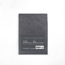 star starred 검정 먹지 (Carbon Copy Paper) 그대로 옮기는 종이, 16절 100매
