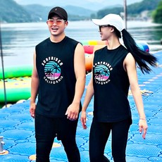 Surfrider 男女上下衣5件全套無袖防曬衣大尺碼 上衣+褲子+緊身褲+內衣 SURFRIDER