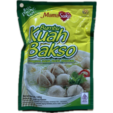 인도네시아 Mama Suka 붐부 꾸아 박소 쇠고기맛 100g / 육수 국물 Bumbu Kuah Bakso RASA DAGING SAPI 라사사삐, 1개