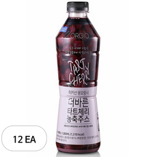 더바른 타트체리 농축주스, 12개, 1L