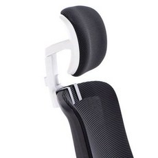 사무실 의자 탈부착, 스타일 C 쿨블랙 화이트프레임