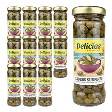 델리시아스 케이퍼절임, 100g, 12개