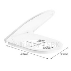 永昕衛廚 ALEX CF5386A 馬桶蓋, 白色, 1個