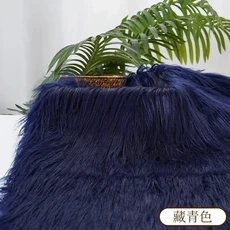 인조 모피 패브릭 패치워크 봉제 재료 DIY 수제 카운터 카펫 코스프레 패브릭 수염털 신제품 8cm 길이, 21 6, 01 25x45cm, 01 27