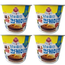 오뚜기 달걀하나톡넣는 쌀컵케이크 치즈, 60g, 4개