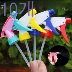 레오큐 페트병 분무기 스프레이 리필 헤드, 10개, 빨강