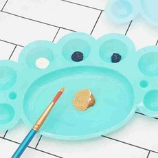 휴대용 미술 팔레트 수채화 아크릴 유화 물감 혼합용 미니팔레트