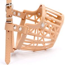 밀셀코 플라스틱 입마개 강아지재갈, 3호