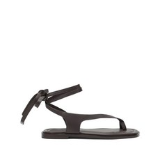 A.에머리 레더 플랫 샌들