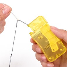 손쉬운 바늘실끼우기 바늘실꿰는도구 자동실꿰기 끼우개