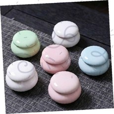 도자기 소금 단지 미니 항아리 전통 풍수 액막 다복 장식 옹기, 1개