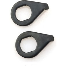 PZRT 2pcs 자전거 휠 허브 후크 와셔 안전 고정 클립, Silver-M8