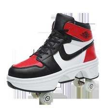 바퀴운동화 힐리스 롤라스케이트 메쉬 액세서리 통풍이 남녀 봄철 롤러화 헬스케어, 118 블랙 레드는 한치수크게시켜주세요, 35 (225mm)