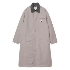 칼하트윕 코듀로이 칼라 버튼 코트