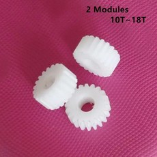 모듈 톱니 보어 모델 모터 플라스틱 나일론 기어, J. 14 Teeth, 2. 10mm