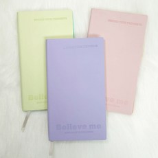 오늘할일 체크리스트 플래너 데일리 핸디 수첩, 1세트, 2종(핑크+퍼플)