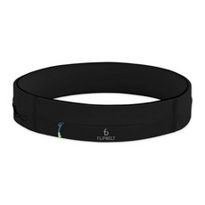 FlipBelt 러닝 & 피트니스 운동 벨트 블랙 라지, 미디엄