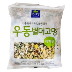 면사랑 우동별미고명 야채맛, 250g, 1개