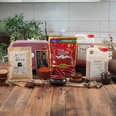 최명희명인 수제 고추장 만들기 세트+보관용기 9.5L, 1세트, 6.3kg