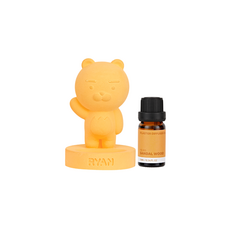 카카오프렌즈 실내 방향제 석고 집 들이 선물 화장실 디퓨저 방향제, 1개, 10ml, 라이언-샌달우드