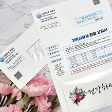 [3시이전 당일출고] 이색 명세서용돈봉투 고지서용돈봉투 이벤트 용돈봉투 고지서 명세서 연금 돈봉투 현금봉투 설날 어버이날 추석 가정의달 생신 생일, 03.사랑세명세서 03.사랑세명세서