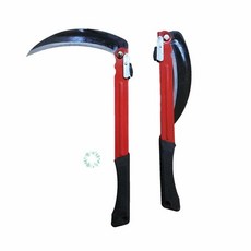 폴딩낫 휴대용 접이식 낫 캠핑용 잡초제거 낚시터 제초도구 아웃도어낫 조경도구, 접이식 스틸낫