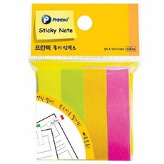 PI030 스티키노트 종이인덱스 형광4색 50X12 100매, 상세설명 참조, 상세설명 참조