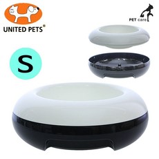 유나이티드펫 ET BOWL 블랙 화이트 NE Sryu5+8WlI