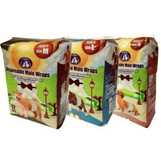 魔法村 Pet Village PV 公狗專用拋棄式禮貌帶 S/M/L, 1個, S/14片, S, 14片
