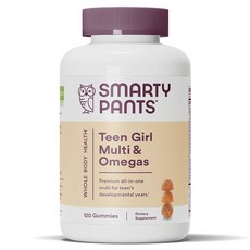 SMARTYPANTS vitamins Teen Girl綜合維他命&Omegas軟糖, 1個, 120顆