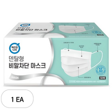 깨끗한나라 더조은 비말차단용 마스크 대형 KF AD, 1개