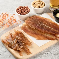 고소하게 구운 마른 집에서 간단한 술안주 간식 아귀꼬리포 L사이즈 4미 7미 14미, 아귀꼬리-4미, -