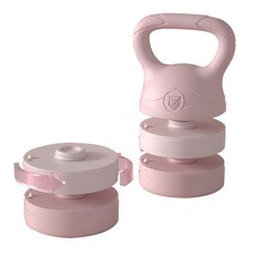 슈퍼인 무게조절케틀벨 홈트운동기구 힙업 스쿼트 및 근력 운동, 1개, 6kg, 핑크