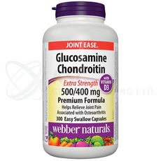 웨버 내츄럴스 글루코사민 콘드로이틴 황산염 초강력 캡슐 900mg, 300정, 1개