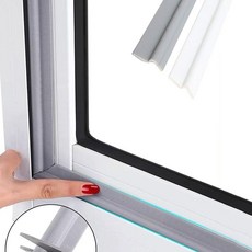 꿈꾸는비 창문 바람막이 10m 방음, 화이트