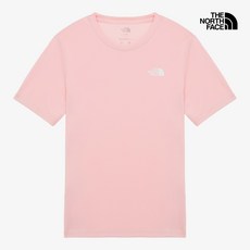 [매장판] 노스페이스 여성 리커버리 반팔 티셔츠 인디안 핑크 NT7UR34C