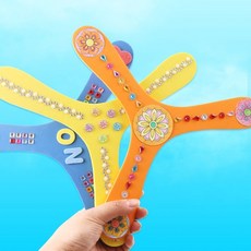 삼광문구 EVA부메랑 꾸미기 소프트부메랑 색상랜덤, 1개