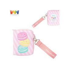 MB8 마카롱 스트랩 지갑 여자어린이지갑