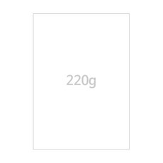 무지 220g A4 백상지 상장용지10매, 2개